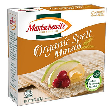Manischewitz Spelt Matzos - Case of 12 - 10 OZ
