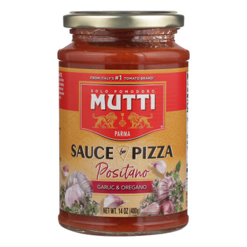 Mutti - Sauce Pizza Garlic Oregno - Case of 6 - 14 OZ Mutti - Sauce Pizza Garlic Oregno - Case of 6 - 14 OZ