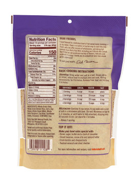 Bob's Red Mill - Cereal 8 Grain Gluten Free - Case of 4-25 OZ Bob's Red Mill - Cereal 8 Grain Gluten Free - Case of 4-25 OZ