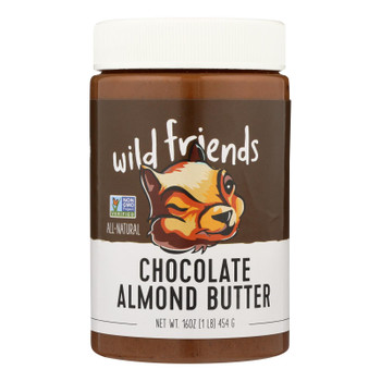 Wild Friends Chocolate Almond Butter - Case of 6 - 16 OZ Wild Friends Chocolate Almond Butter - Case of 6 - 16 OZ