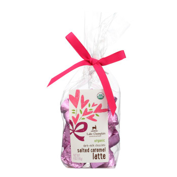 Lake Champlain Chocolates Salted Caramel Latte Dark-Milk Chocolate  - Case of 12 - 6 OZ Lake Champlain Chocolates Salted Caramel Latte Dark-Milk Chocolate  - Case of 12 - 6 OZ