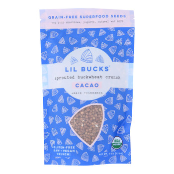 Lil Bucks - Buckwheat Sprtd Cacao - Case of 6-6 OZ Lil Bucks - Buckwheat Sprtd Cacao - Case of 6-6 OZ