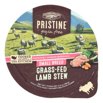 Castor & Pollux - Dog Fd Green Fr Lamb.small - Case of 12 - 3.50 OZ Castor & Pollux - Dog Fd Green Fr Lamb.small - Case of 12 - 3.50 OZ