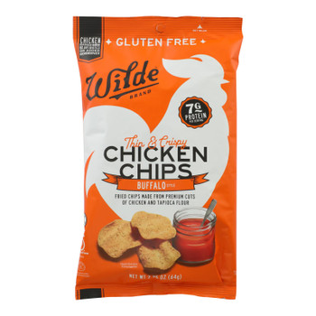 Wilde - Chicken Chips Buffalo - Case of 12 - 2.25 OZ