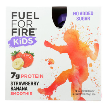 Fuel For Fire - Prot Smthie Kid Strw Bana - Case of 6 - 4/12.8 Z Fuel For Fire - Prot Smthie Kid Strw Bana - Case of 6 - 4/12.8 Z