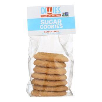 Divvies, Cookies Stack, Sugar Cookie  - Case of 12 - 7 OZ