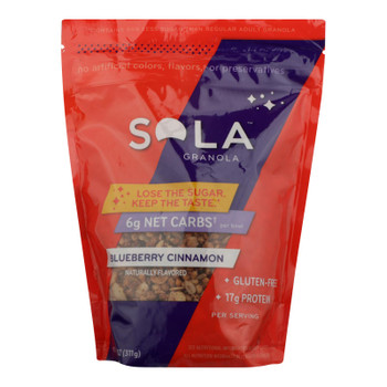 Sola - Granola Lc Blubry Cinnamon - Case of 6 - 11 OZ Sola - Granola Lc Blubry Cinnamon - Case of 6 - 11 OZ
