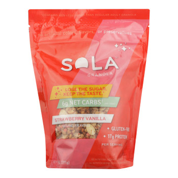 Sola - Granola Lc Straw Vanilla - Case of 6 - 11 OZ