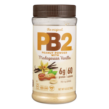 Pb2 - Peanut Butter Pwdrd Mad Vanilla - Case of 6 - 6.5 OZ