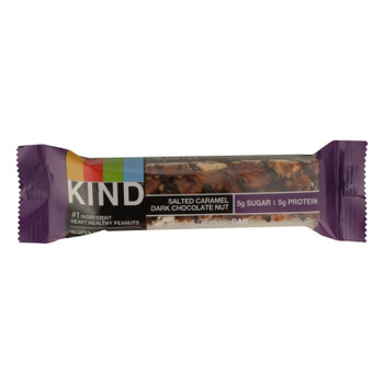 Kind - Bar Salted Caramel Dark Chocolate - Case of 12 - 1.4 OZ