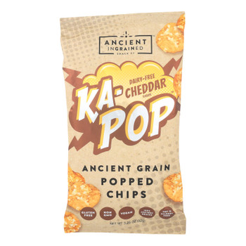 Ka-pop! - Chips Cheddar Anct Grain - Case of 12-3.25 OZ