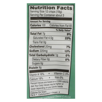 Parm Crisps - Parm Crisp Sr Cream & Onion - Case of 12 - 1.75 OZ Parm Crisps - Parm Crisp Sr Cream & Onion - Case of 12 - 1.75 OZ
