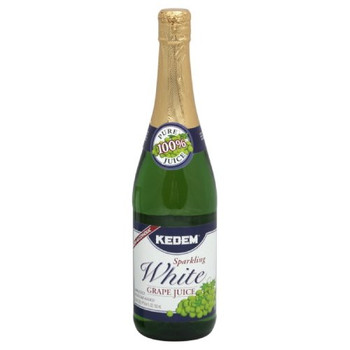 Kedem, Sparkling White Grape Juice, Grape - Case of 12 - 25.4 FZ