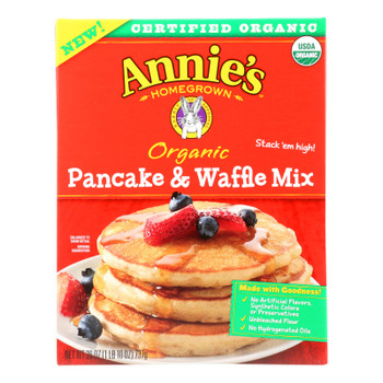 Make Annie's Organic Pancake & Waffle Mix And  - Case of 8 - 26 OZ Make Annie's Organic Pancake & Waffle Mix And  - Case of 8 - 26 OZ