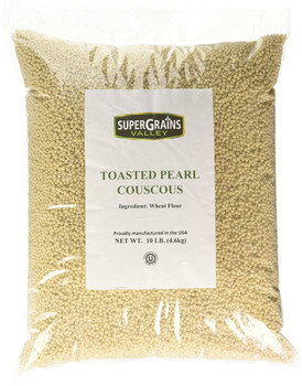 Supergrains Valley Couscous Pearl Toasted - Single Bulk Item - 10LB