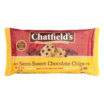 Chatfield's - Chocolate Chips Semi Sweet - Case of 12 - 10 OZ