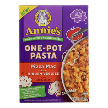 Annie's Homegrown - One Pot Psta Veg Pizz - Case of 8 - 6.8 OZ