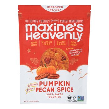 Maxine's Heavenly - Cookies Pumpkin Pecan Spice - Case of 8-7.2 OZ