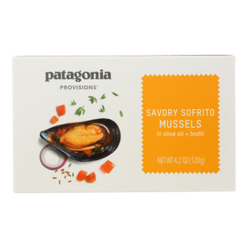 Patagonia - Mussels Savory Sofrito - Case of 10 - 4.2 OZ