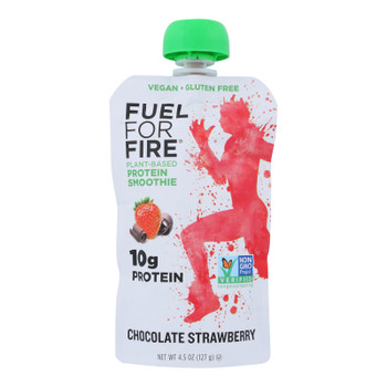 Fuel For Fire - Protn Smthie Fruit Chocolate Str - Case of 12 - 4.5 OZ Fuel For Fire - Protn Smthie Fruit Chocolate Str - Case of 12 - 4.5 OZ