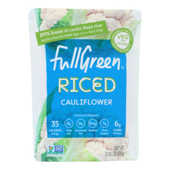 Fullgreen - Riced Veg Cauliflower - Case of 6-7.05 OZ Fullgreen - Riced Veg Cauliflower - Case of 6-7.05 OZ