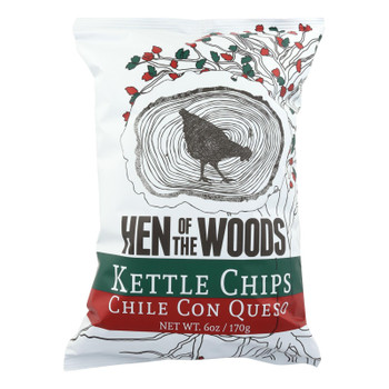 Hen Of The Woods - Chips Ketl Chile Cn/queso - Case of 12-6 OZ Hen Of The Woods - Chips Ketl Chile Cn/queso - Case of 12-6 OZ
