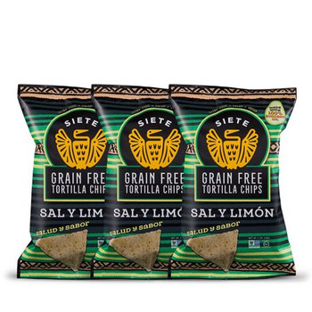 Siete - Tortla Chips Sal Y Limon - Case of 24 - 1 OZ