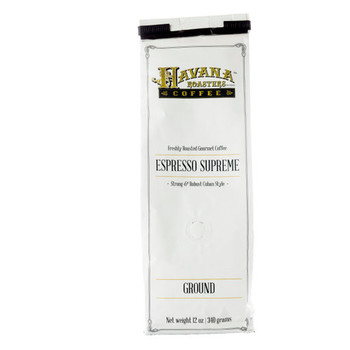 Havana Roaster Coffee - Coffee Esprsso Suprme Ground - Case of 6 - 12 OZ