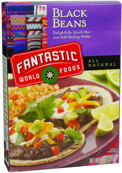 Fantastic World Foods Instant Beans, Black  - 1 Each - 3/3.33LB