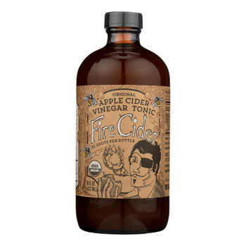 Fire Cider Apple Cider Vinegar Tonic  - Case of 6 - 16 FZ Fire Cider Apple Cider Vinegar Tonic  - Case of 6 - 16 FZ