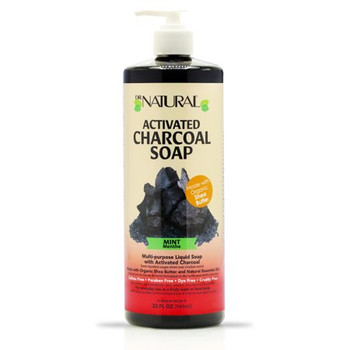 Dr. Natural - Charcoal Liquid Soap Mint - 1 Each 1-32 FZ