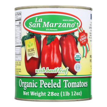 La San Marzano - Tomatoes Peeled - Case of 12-28 OZ La San Marzano - Tomatoes Peeled - Case of 12-28 OZ