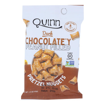 Quinn Popcorn - Pretz Nug Pb/choc Filled - Case of 8-1.5 OZ