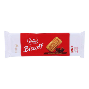 Biscoff Cookie Caramelized Biscuits With Belgian Chocolate  - Case of 12 - 5.4 OZ Biscoff Cookie Caramelized Biscuits With Belgian Chocolate  - Case of 12 - 5.4 OZ