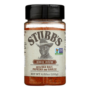 Stubb's - Spice Rub Bar-b-q - Case of 6 - 4.62 OZ Stubb's - Spice Rub Bar-b-q - Case of 6 - 4.62 OZ