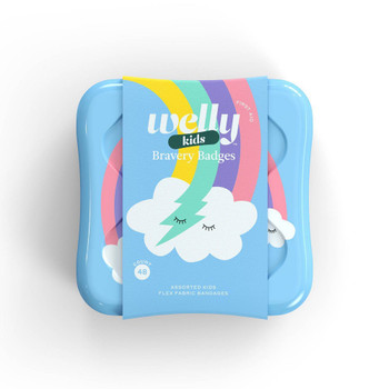 Welly First Aid - 1st Ad Kt Brvry Bndg Rnbw - CS of 6-48 CT Welly First Aid - 1st Ad Kt Brvry Bndg Rnbw - CS of 6-48 CT