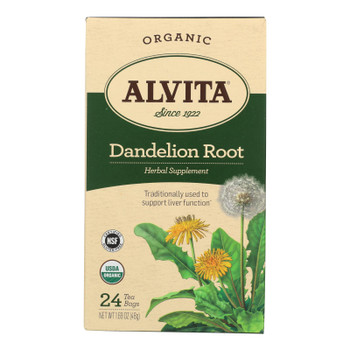 Alvita - Tea Og1 Herbal Dandelion - EA of 1-24 BAG Alvita - Tea Og1 Herbal Dandelion - EA of 1-24 BAG