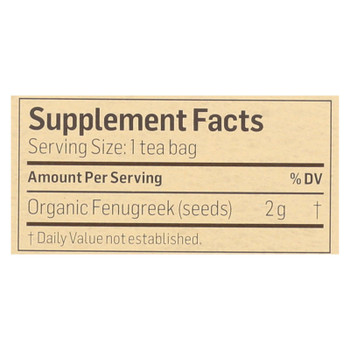 Alvita - Tea Og1 Herbal Fenugreek - EA of 1-24 BAG Alvita - Tea Og1 Herbal Fenugreek - EA of 1-24 BAG