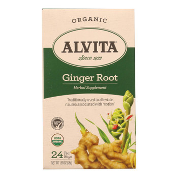 Alvita - Tea Og1 Herbal Ginger Rt - EA of 1-24 BAG