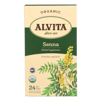 Alvita - Tea Og1 Herbal Senna Leaf - EA of 1-24 BAG Alvita - Tea Og1 Herbal Senna Leaf - EA of 1-24 BAG