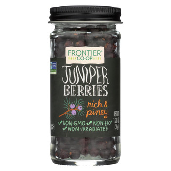 Frontier Herb Juniper Berries - Whole - 1.28 oz
