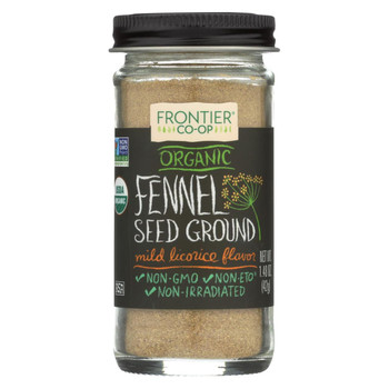 Frontier Herb Fennel Seed Organic - Ground - 1.60 oz Frontier Herb Fennel Seed Organic - Ground - 1.60 oz