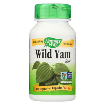 Nature's Way Wild Yam Root - 850 mg - 100 Capsules Nature's Way Wild Yam Root - 850 mg - 100 Capsules