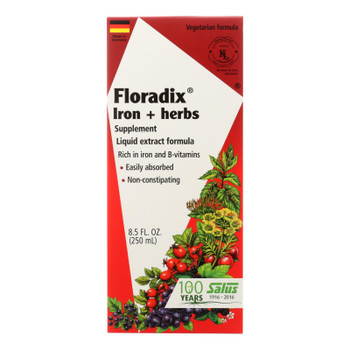 Flora Inc - Floradix Iron Plus Herbs - EA of 1-8.5 FZ