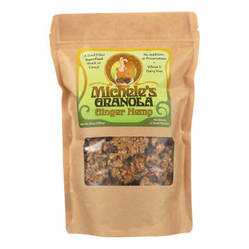 Michele's Granola - Granola Ginger Hemp - Case of 6-12 OZ Michele's Granola - Granola Ginger Hemp - Case of 6-12 OZ