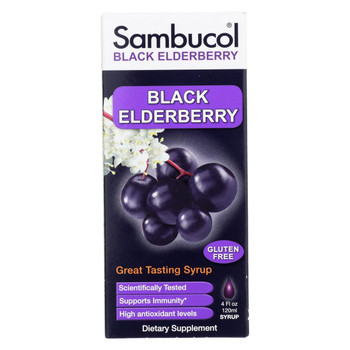 Sambucol - Black Elderberry Syrup Cold and Flu Relief Original - 4 fl oz