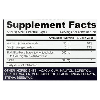 Sambucol Pastilles - Black Elderberry - 20 ct