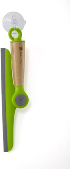 Full Circle Green Wipe Out Pivoting Squeegee with Hanging Hook, Green Full Circle Green Wipe Out Pivoting Squeegee with Hanging Hook, Green