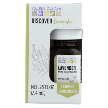 Aura Cacia Discover Essential Oil Lavender - 0.25 fl oz.