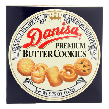 Danisa Premium Butter Cookies  - Case of 8 - 5.7 OZ